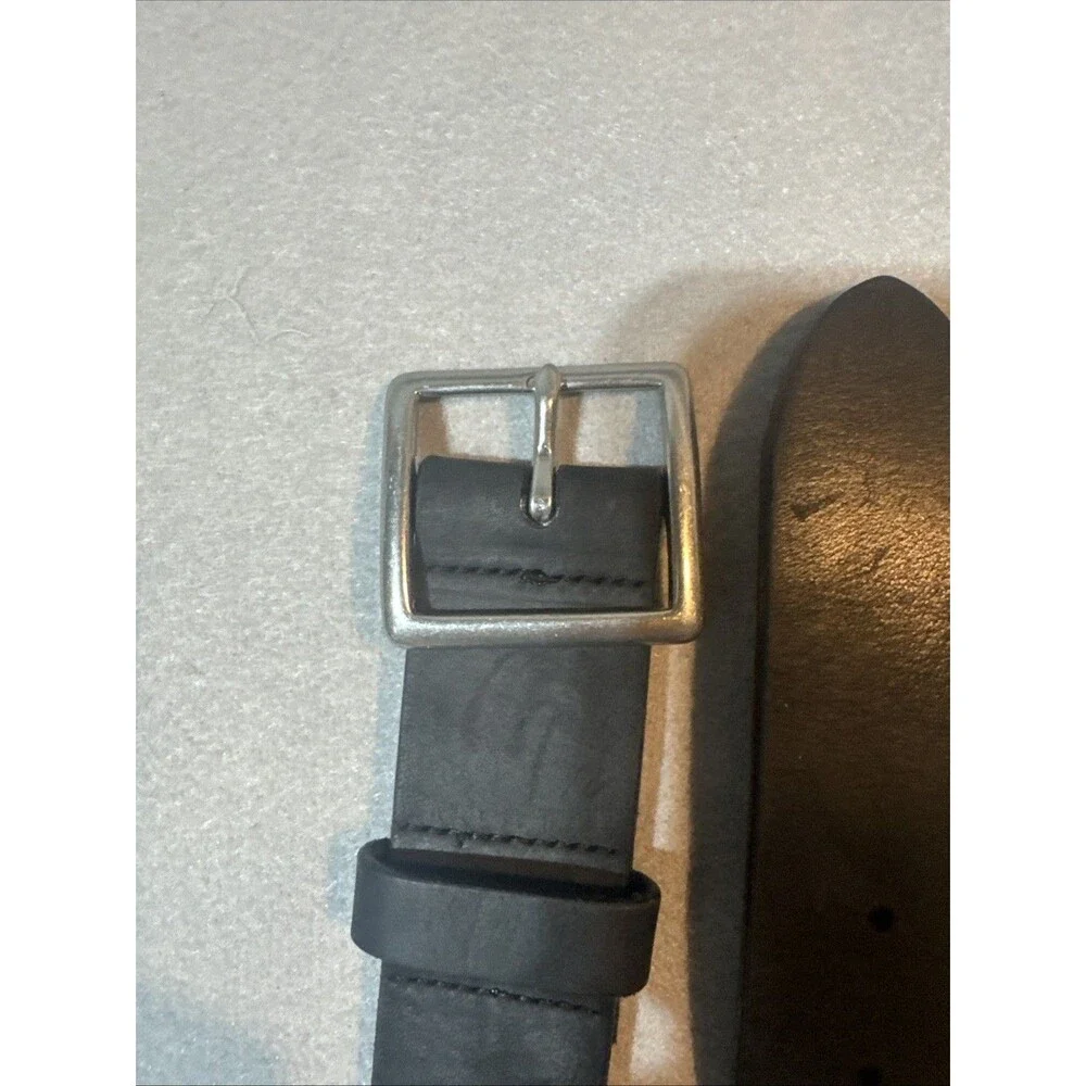 Duluth Trading Co Mens Leather Belt 90011 Black Size 44